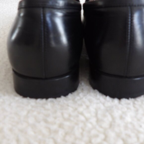 Salvatore Ferragamo"Benford"black men's loafers size 9 2E - Picture 10 of 13
